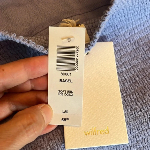 Wilfred | BASEL  Bustier Camisole Top, Iris (lilac) ballet core feminine size L - Picture 5 of 9